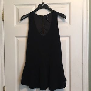 Beautiful Black Peplum Top!